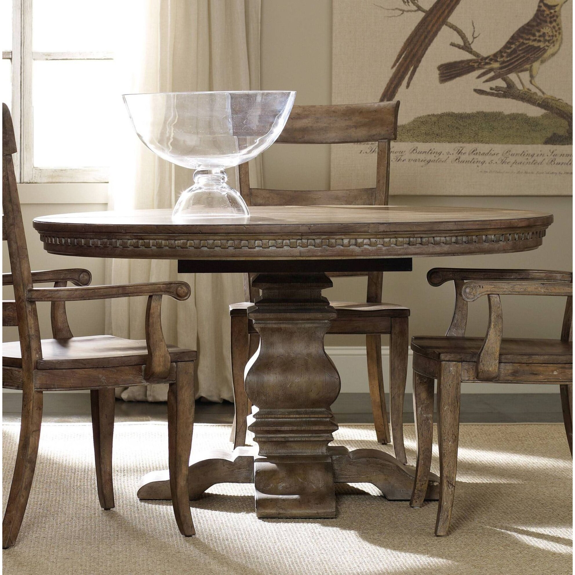Shop Hooker Furniture 5107-75203 54" Diameter Hardwood Dining Table